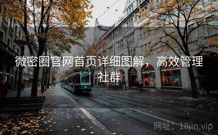 微密圈官网首页详细图解，高效管理社群
